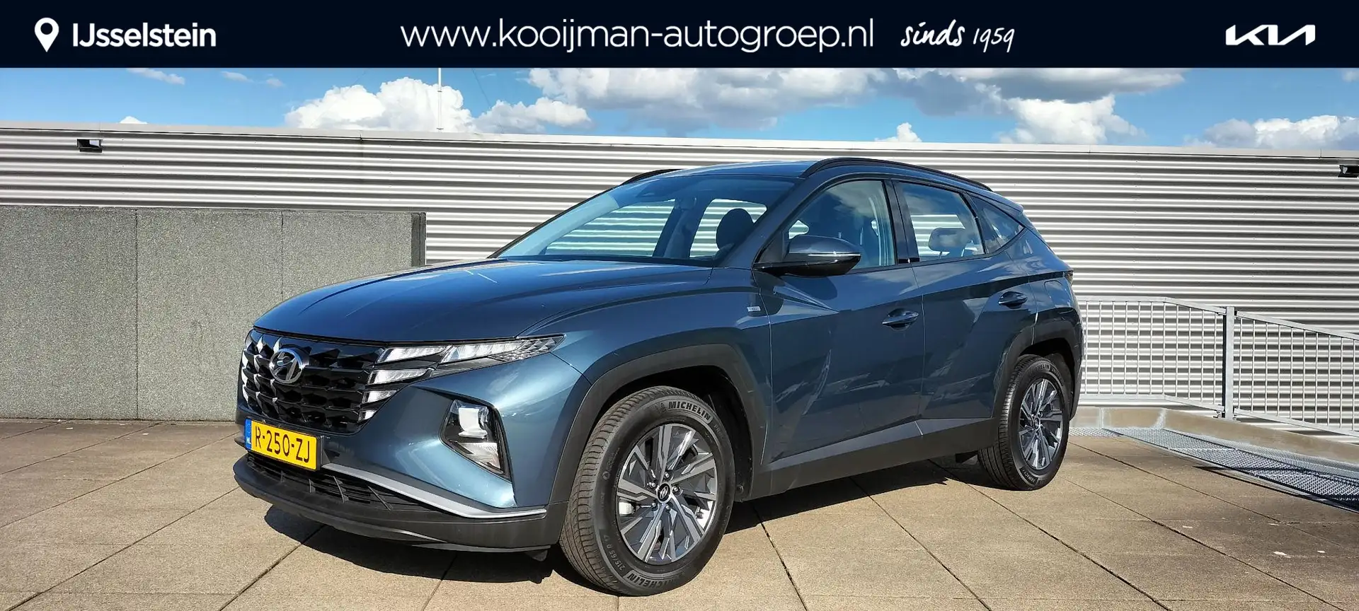 Hyundai TUCSON 1.6 T-GDI MHEV i-Motion Automaat / 1650KG TREKGEWI Blauw - 1
