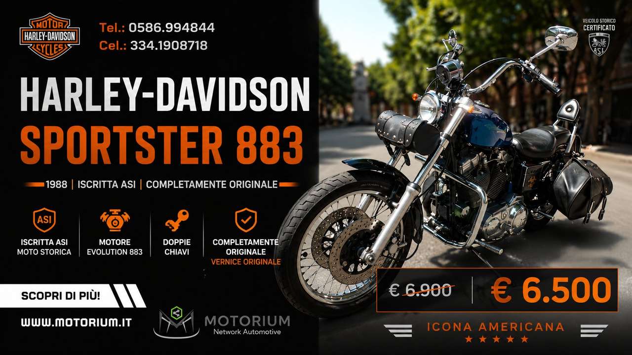 Harley-Davidson Sportster 883 ASI | ORIGINALE | 1988