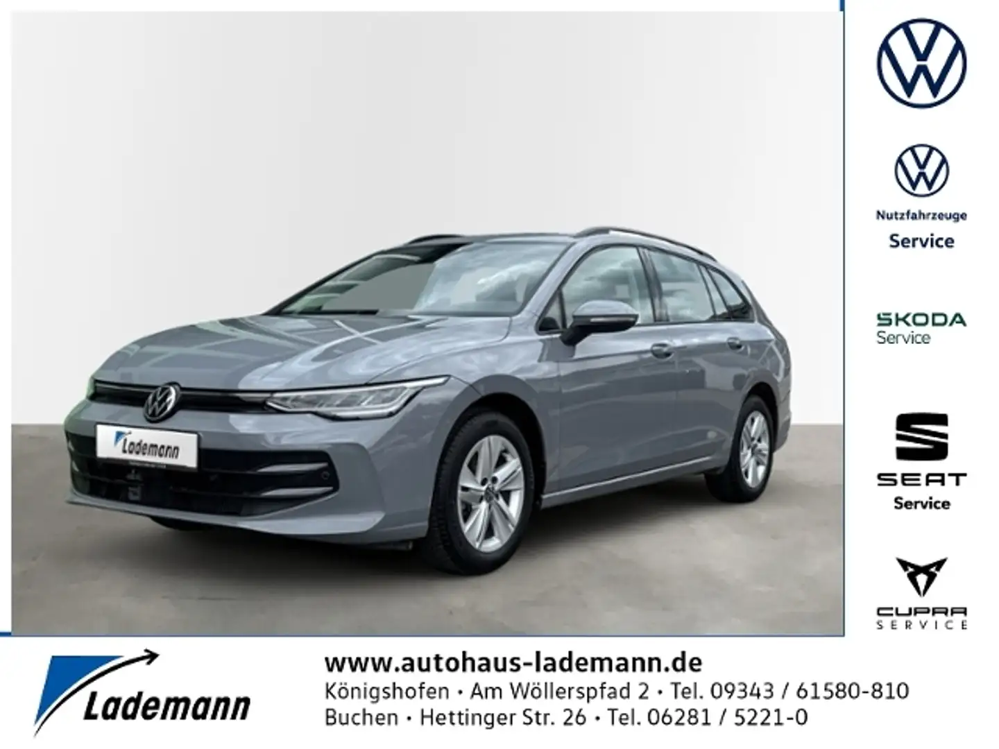 Volkswagen Golf Variant VIII Variant 1.5 eTSI Life LED+ACC+PDC+SHZ Grau - 1