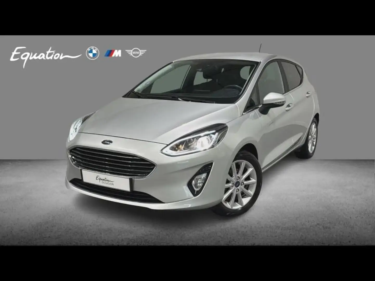 Ford Fiesta 1.0 EcoBoost 100ch Stop\u0026Start Titanium 5p Gris - 1