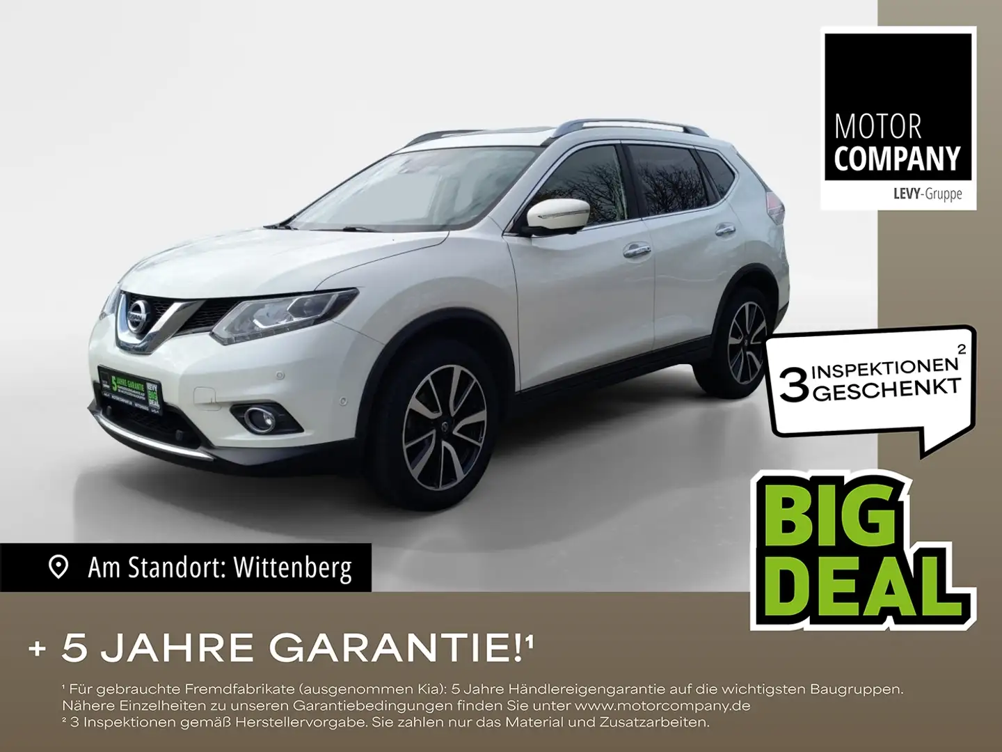 Nissan X-Trail 2.0 dCi Tekna Navi*Kamera*SHZ*Pano* Weiß - 1