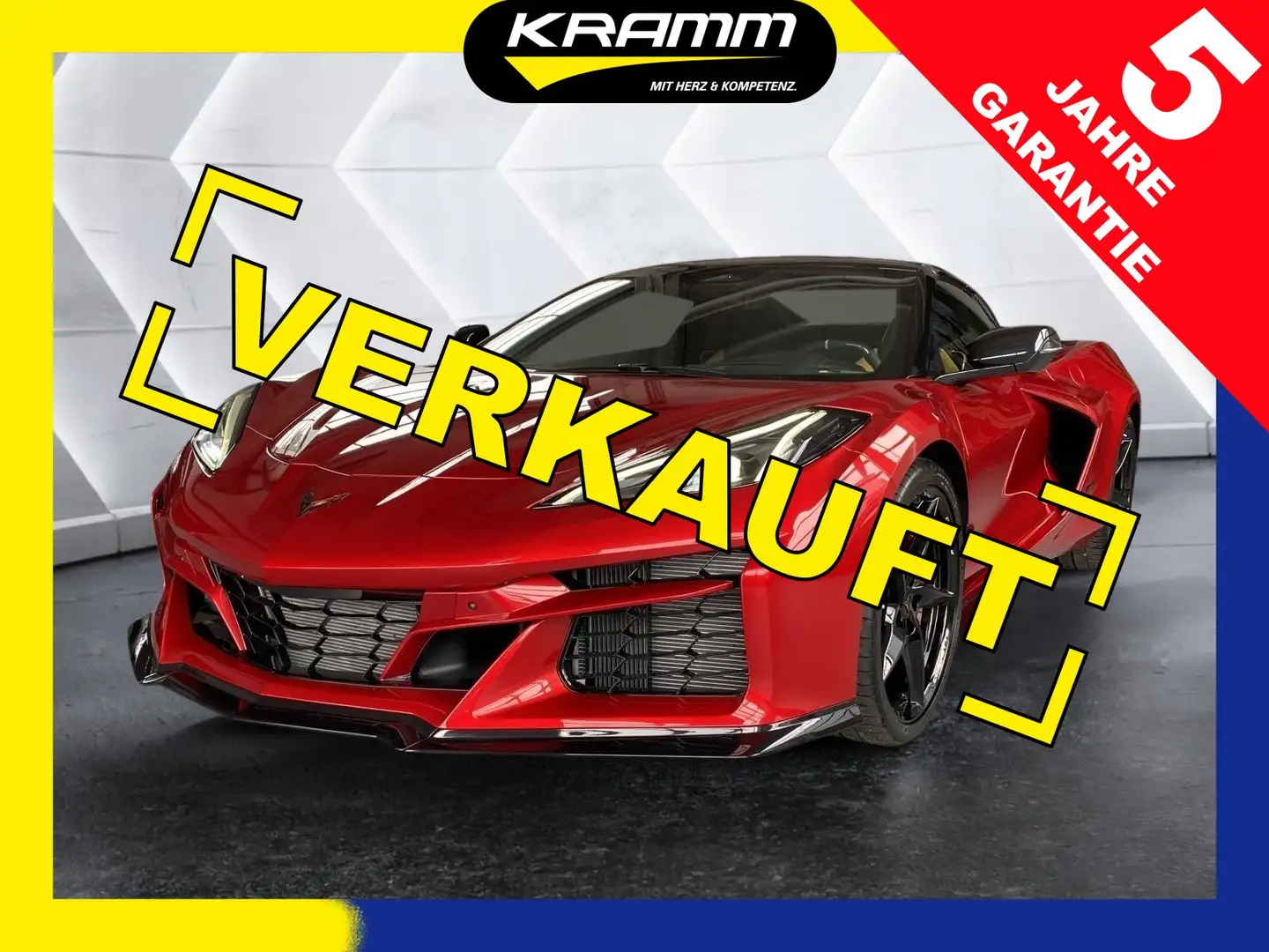 Corvette C8 E-RAY 3LZ Sportp. Dig.Cockpit BT Rot - 1
