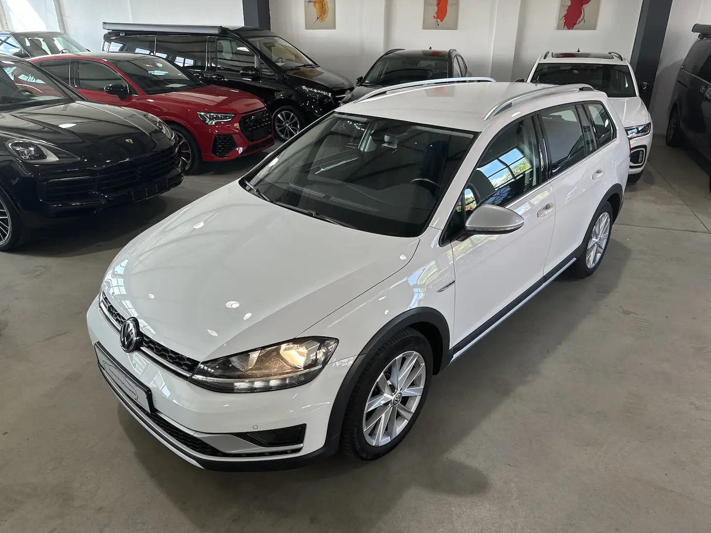Volkswagen Golf Variant 4Motion 2.0 Tdi/ACC/AHK/ Weiß - 2