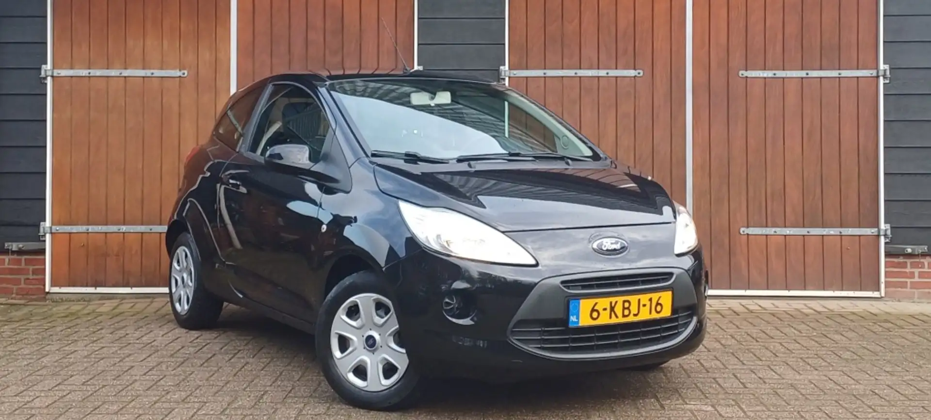 Ford Ka/Ka+ 1.2 Champions Ed s/s, Airco, Nette auto, NAP Schwarz - 1