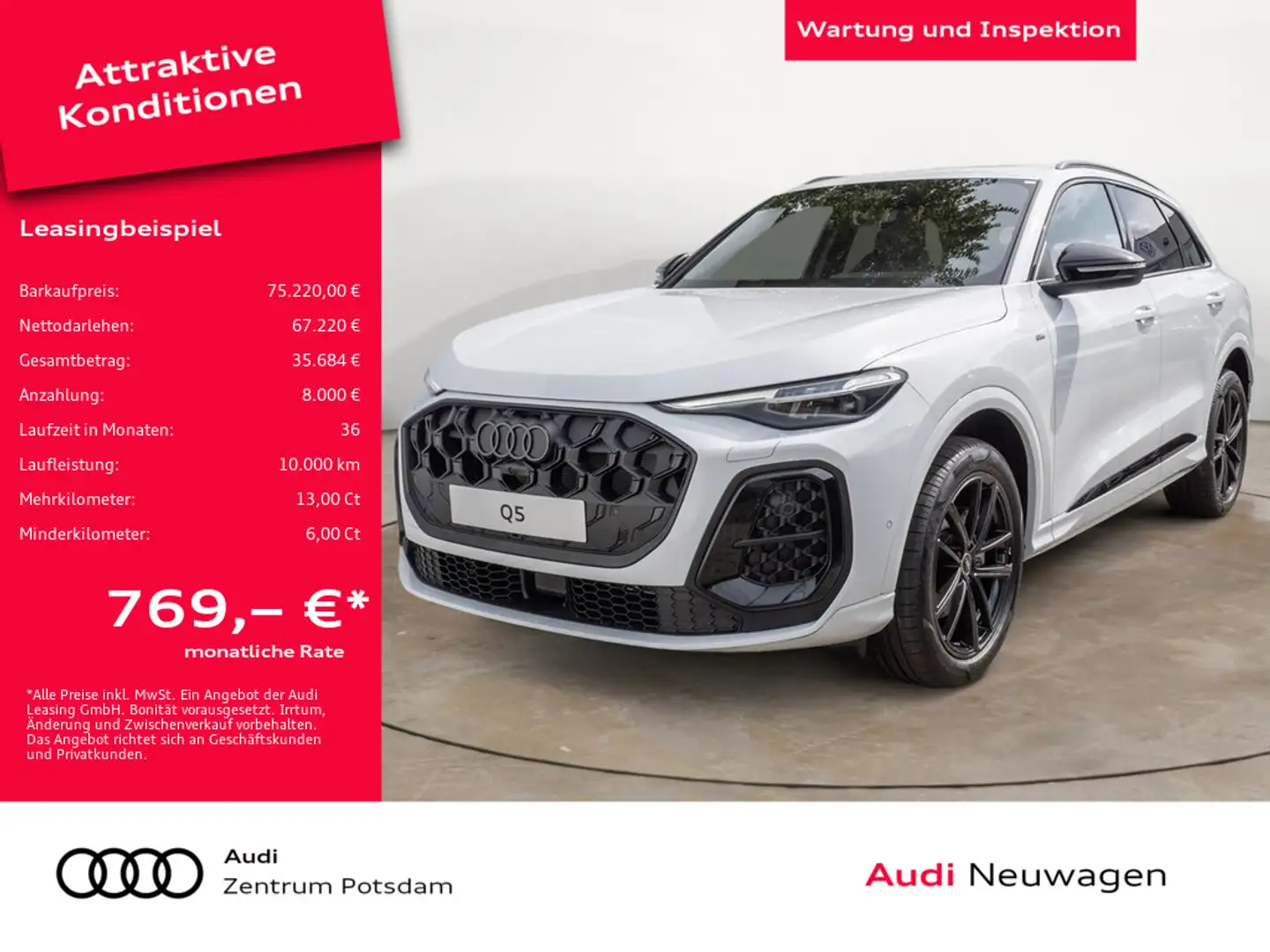 Audi Q5 SUV TFSI SHZ NAVI AHK STANDHZ PANORAMADACH Biały - 1