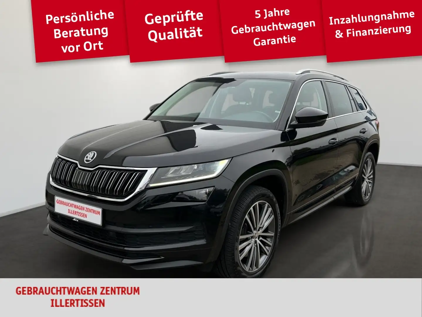 Skoda Kodiaq 2.0 TDI 4x4 L&K *LED*KAMERA*NAVI* Schwarz - 1