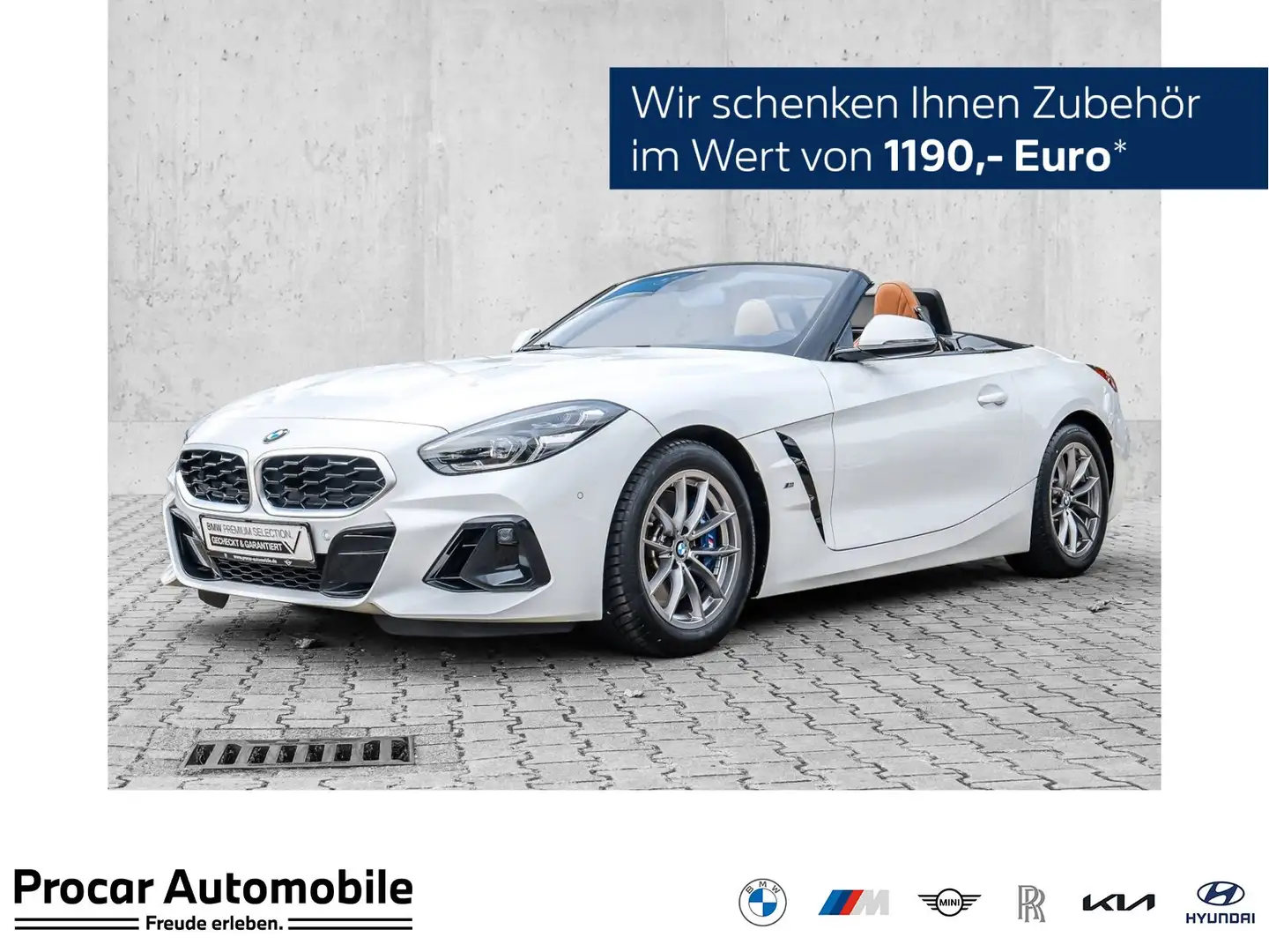 BMW Z4 sDrive20i MSport Adap.LED HuD ACC DA PA Memory Weiß - 1