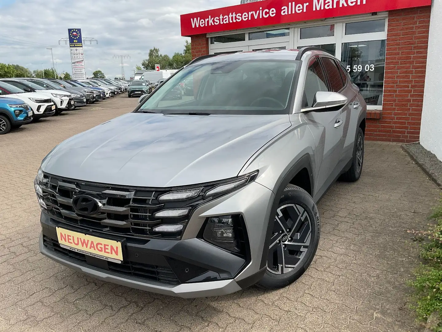 Hyundai TUCSON Essential MHEV DSG*LED*APP*Kamera*SHZ*Nav Argent - 1