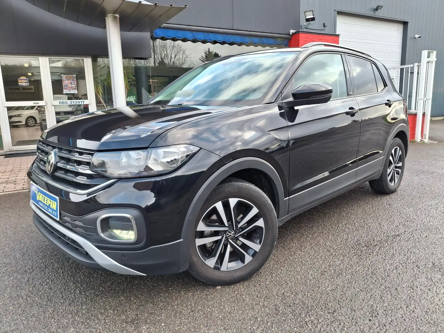 Volkswagen T-Cross 1.0 TSI United 95cv GPS/CARPLAY/BT/CAMERA/APS x2.. Noir - 1