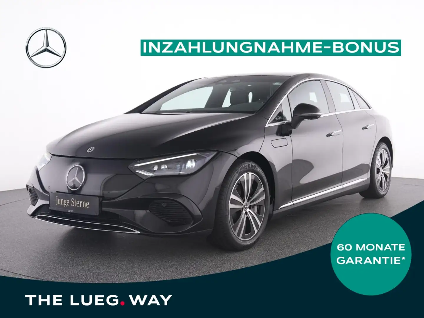 Mercedes-Benz EQE 300 ElectricArt+Hyper+DLight+KeyGo+Dist+360° Czarny - 1