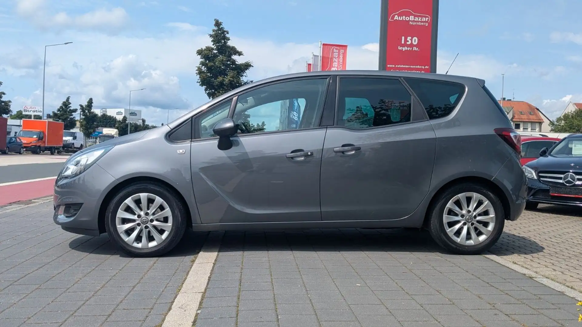 Opel Meriva B Style / I-Link / Euro 6 /  Tüv Neu Grau - 2