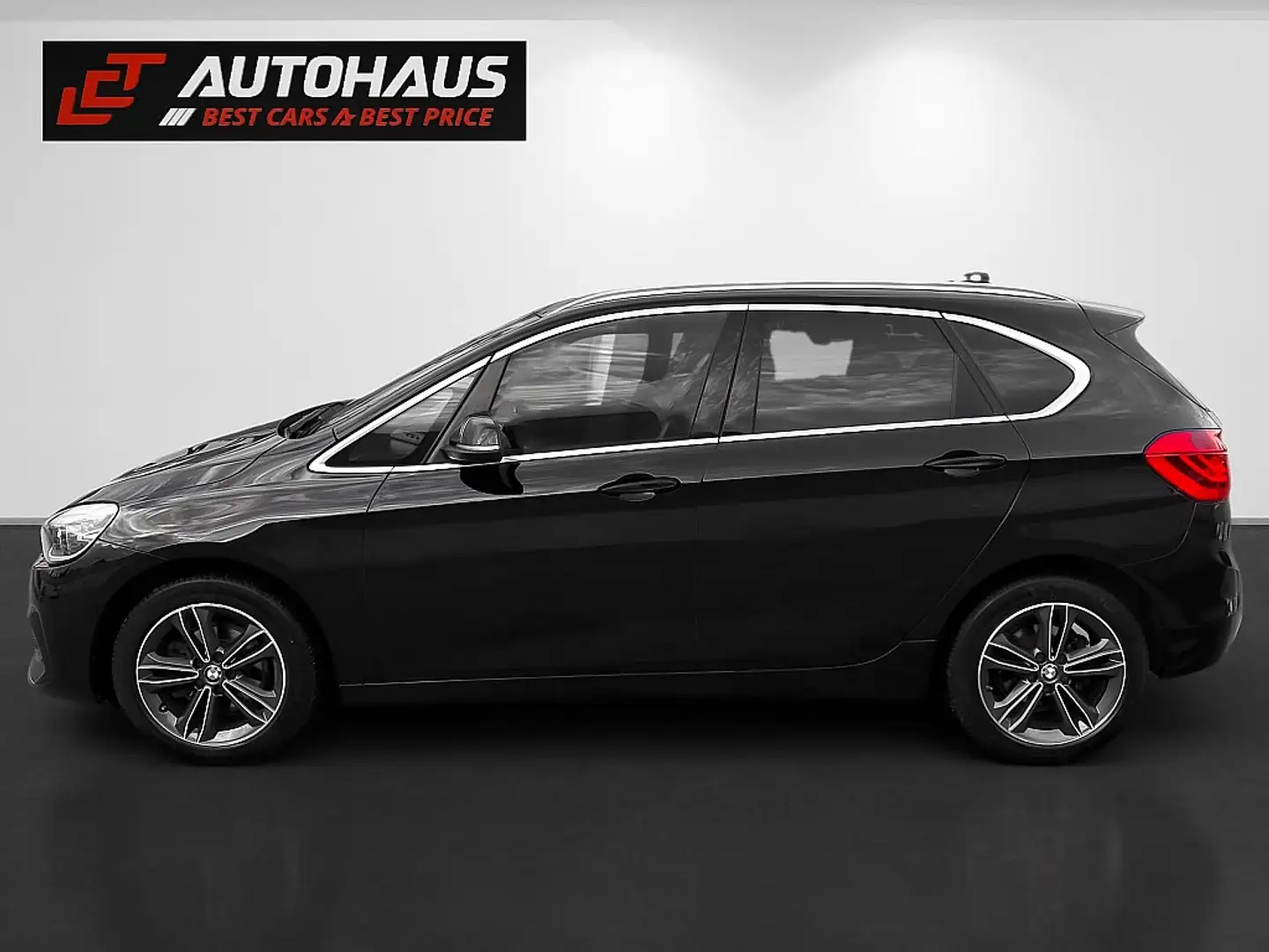 BMW 218 d Active Tourer Sport Line Aut. |PICKERL NEU|MW... Schwarz - 2