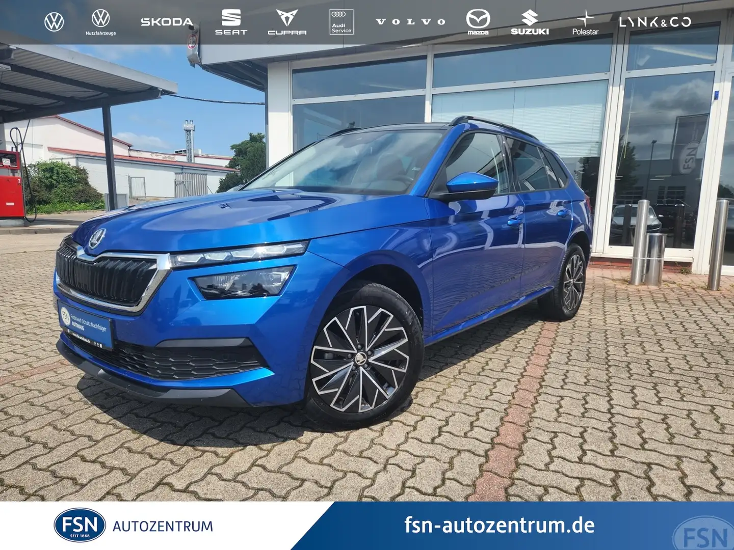 Skoda Kamiq 1.5 TSI DSG Style RFK AHK Pano elektr. Heckklappe Blu/Azzurro - 1