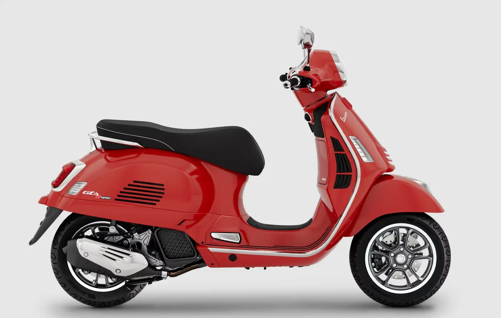 Vespa GTS 125 SUPER E5 ROSSO R Rouge - 2