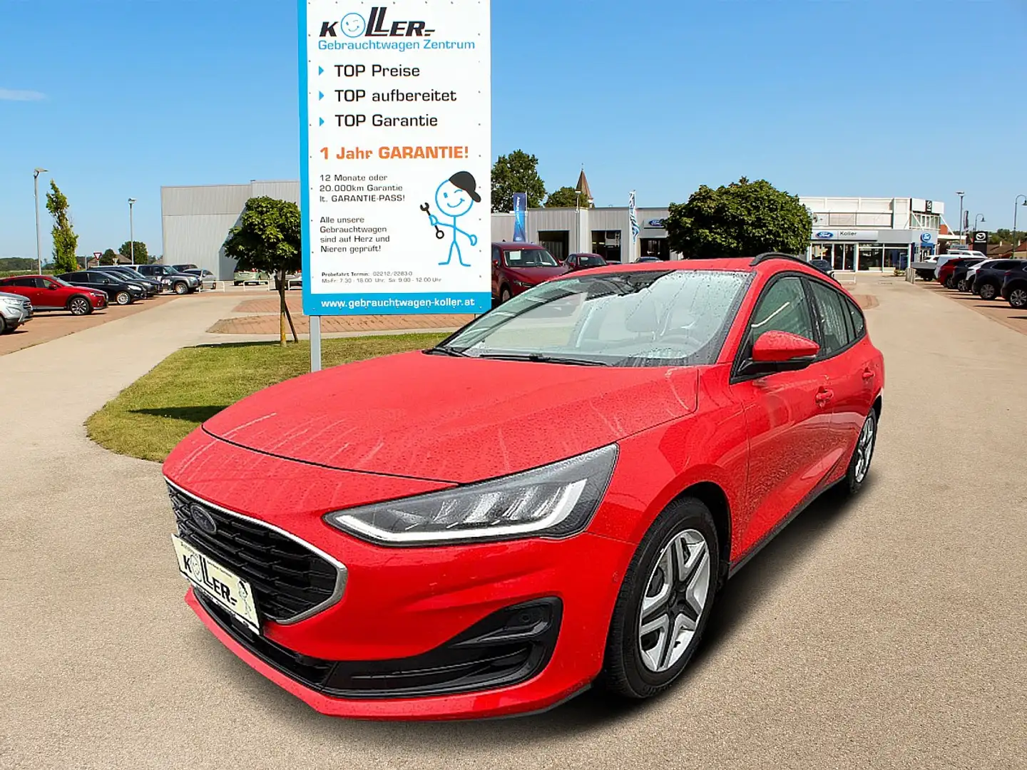 Ford Focus Turnier 1,0 EcoBoost Hybrid Cool & Connect Rot - 1