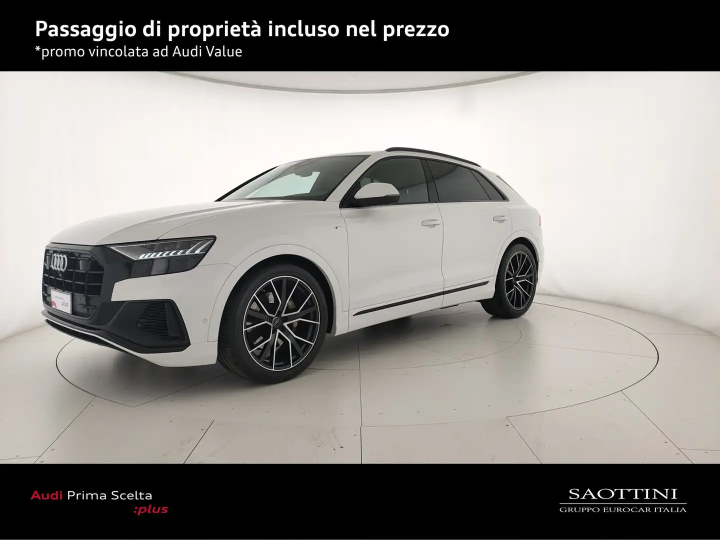 Audi Q8 50 3.0 TDI Sport quattro Tiptronic - SOSPENSIONI - Bianco - 1