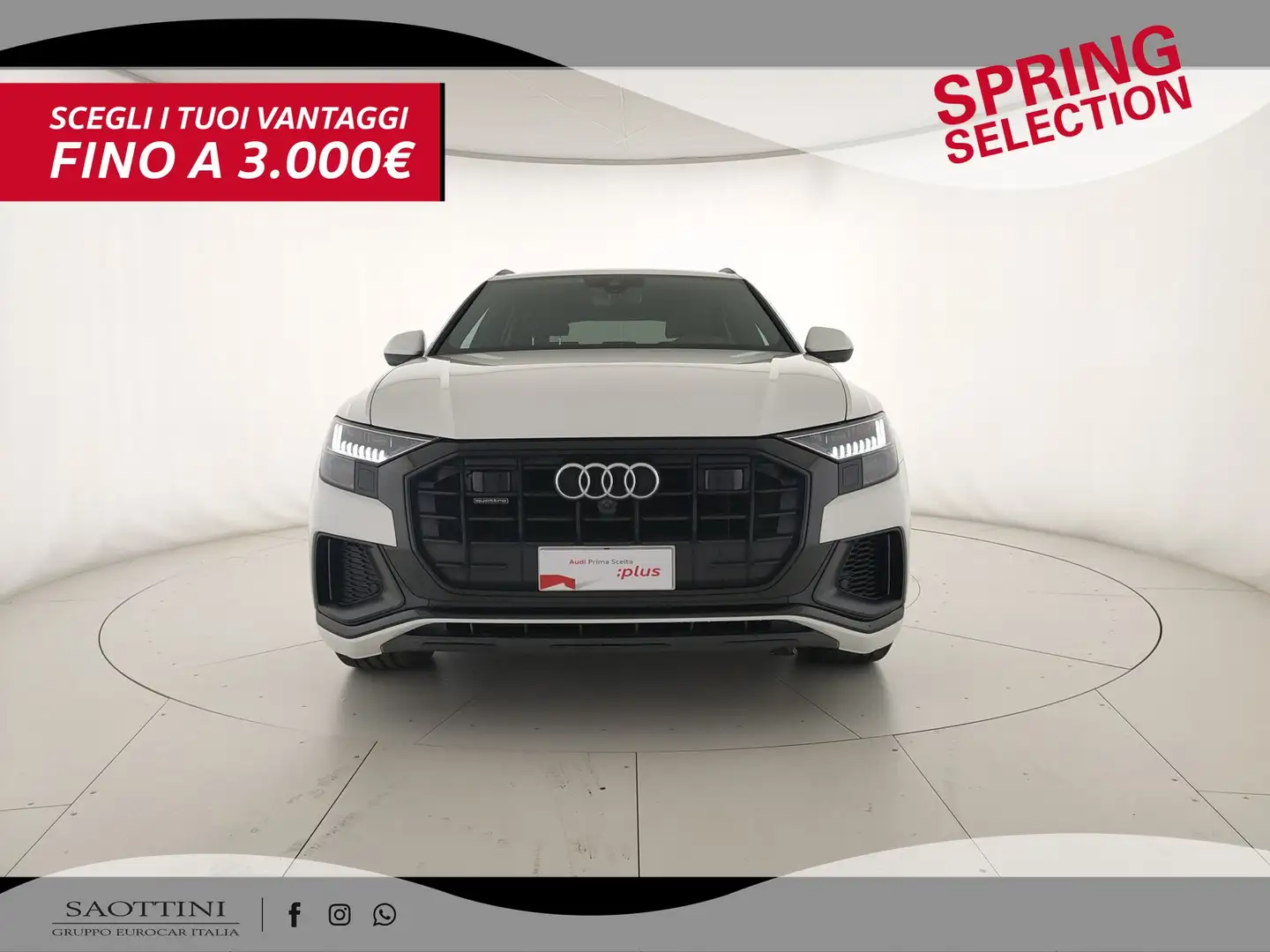 Audi Q8 50 3.0 TDI Sport quattro Tiptronic - SOSPENSIONI - Bílá - 2