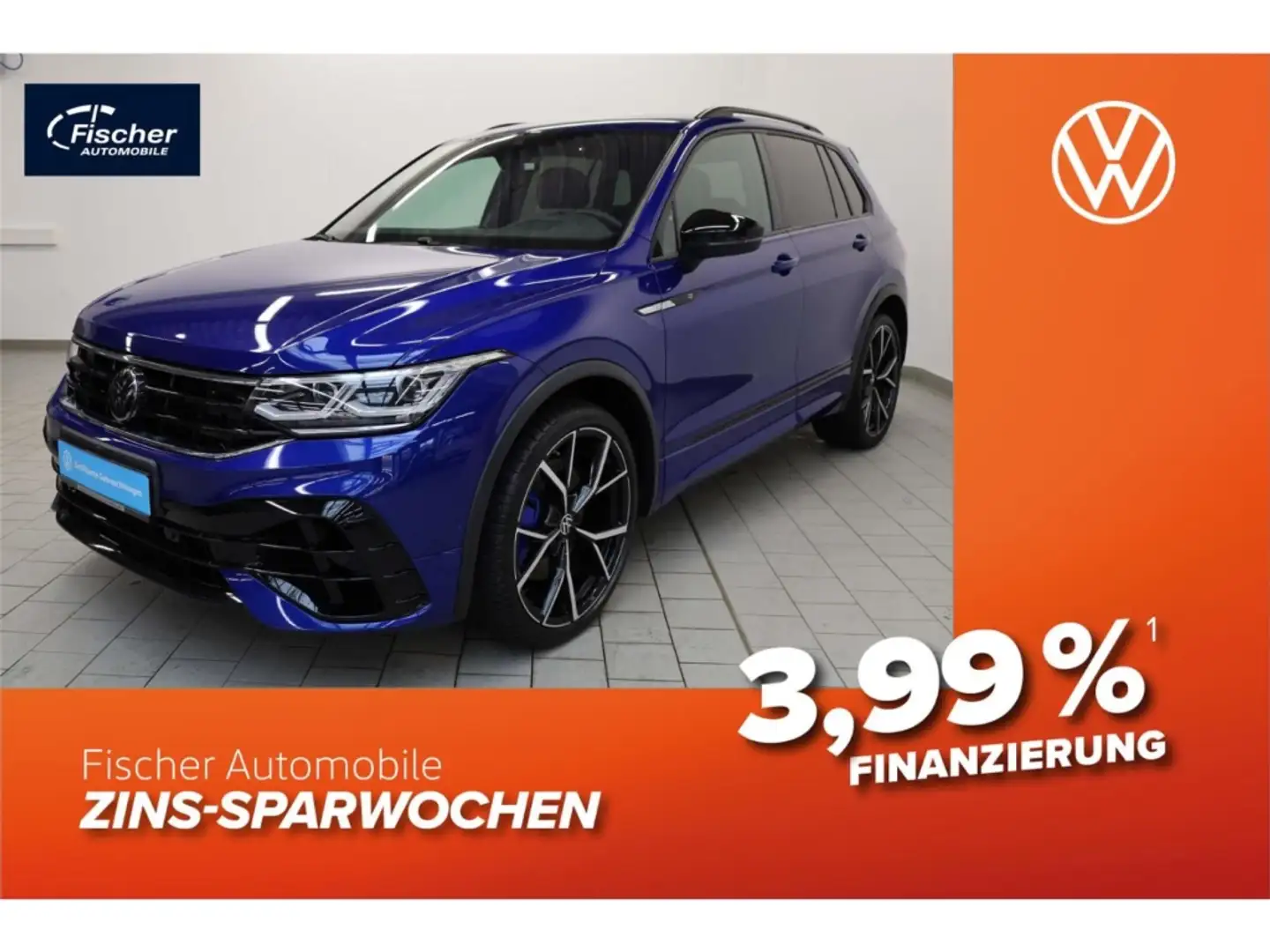 Volkswagen Tiguan 2.0 TSI 4Mot. R DSG AHK/Matrix/NAV/Pano Blau - 1