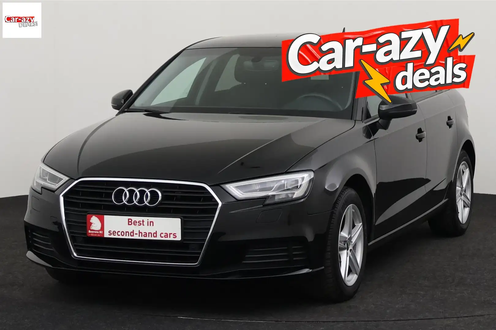 Audi A3 SPORTBACK  30 1.6 TDi PACK PLATINUM + GPS + PDC + Schwarz - 1
