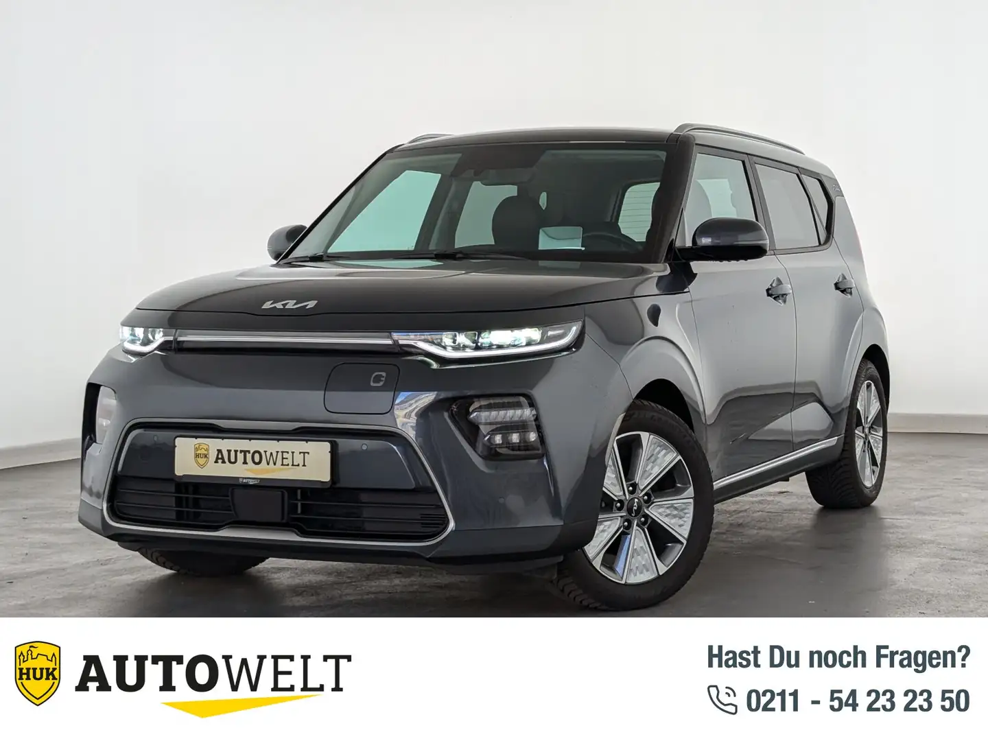 Kia Soul e-Soul Spirit (64kWh) LEDER+LED+NAVI+ACC+SHZ+RFK Grey - 1