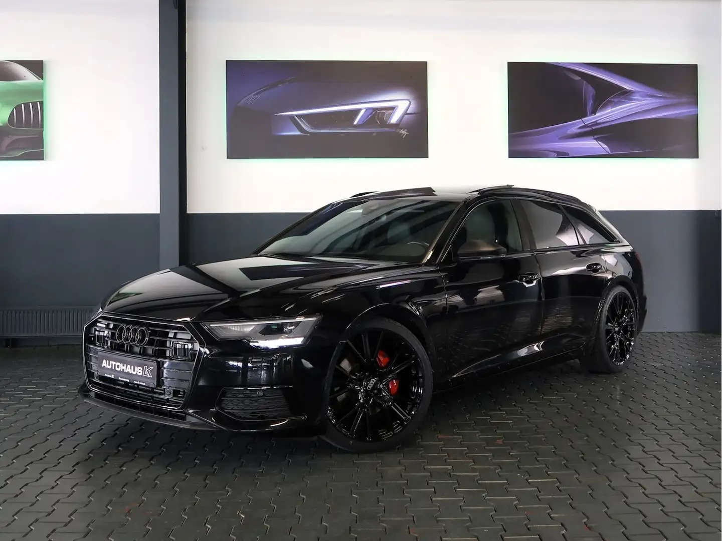 Audi A6 50 Q TDI*ALL BLACK*LUFT*STDHZG*PANO*AHK*B&O* Schwarz - 1