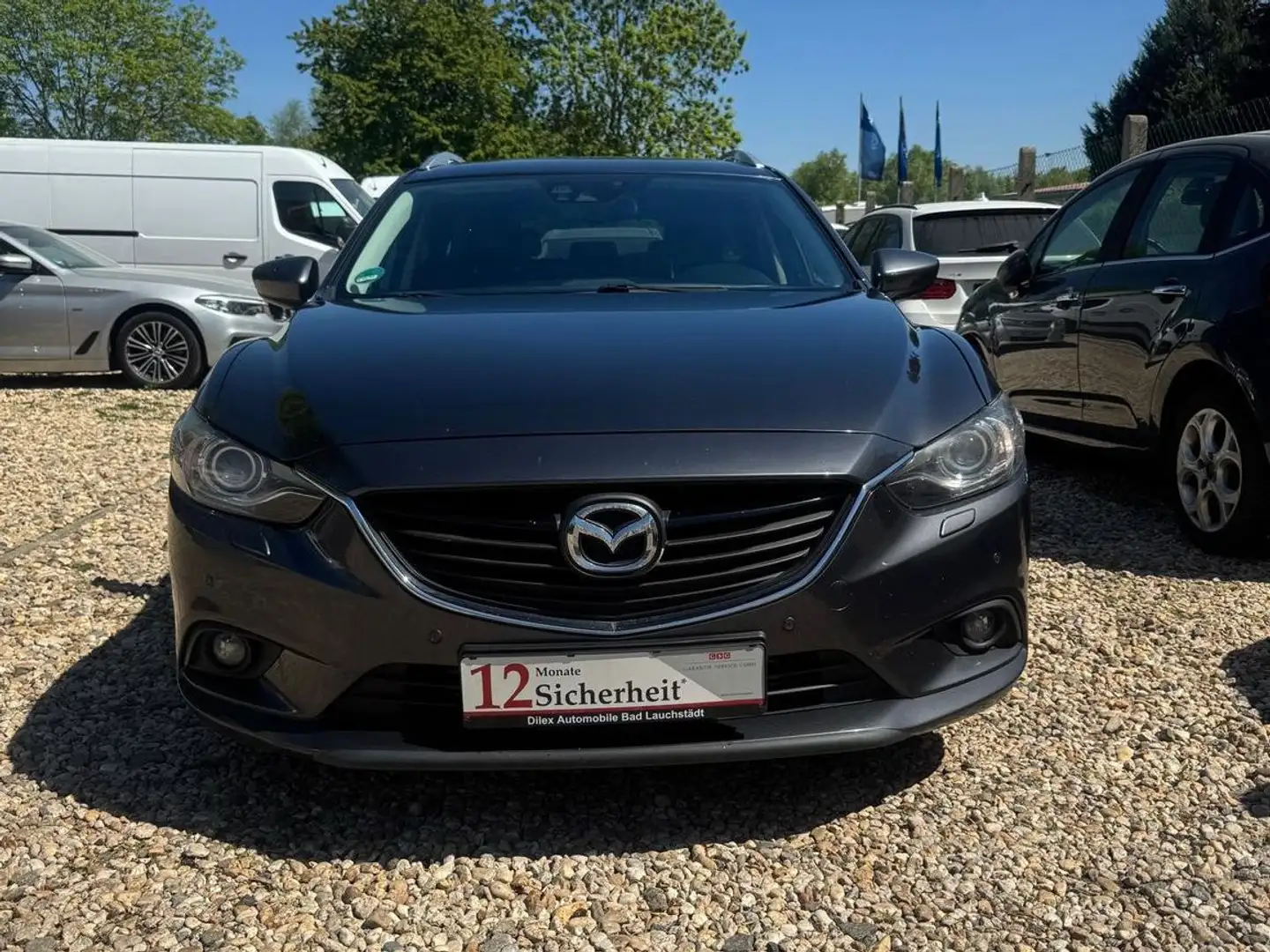 Mazda 6 Kombi Sports-Line*Aut*TÜV+Service Neu* Gris - 2