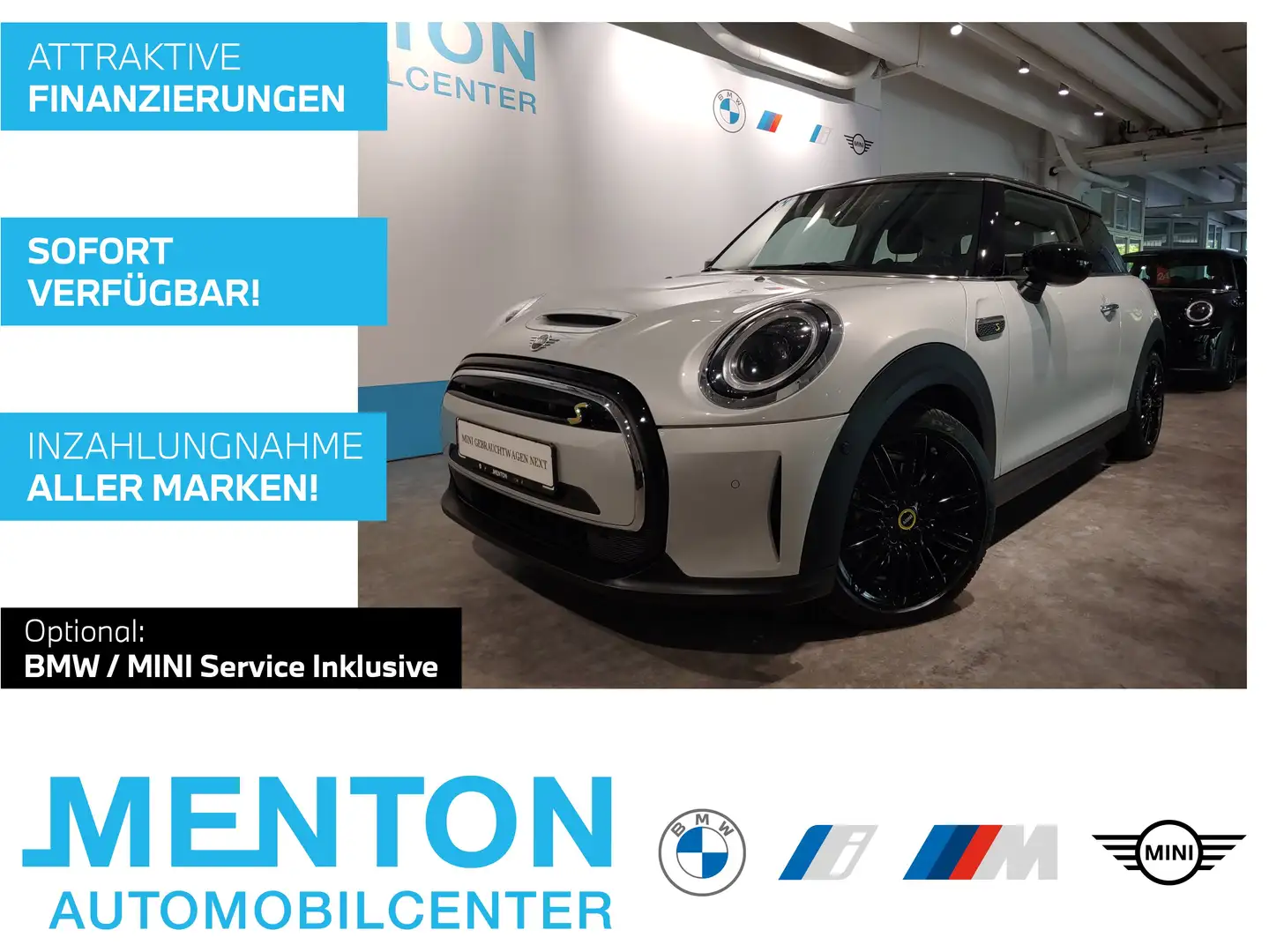 MINI Cooper SE Head-Up/LED/Navi/Tempomat Grijs - 1