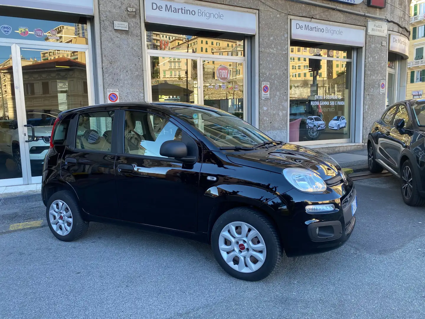 Fiat Panda Panda 0.9 t.air t. natural power Lounge 80cv E6 Nero - 2