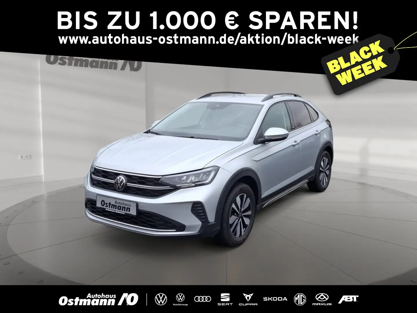 Volkswagen Taigo 1.0 TSI Move AHK ACC CarPlay PDC SHZ Silber - 1