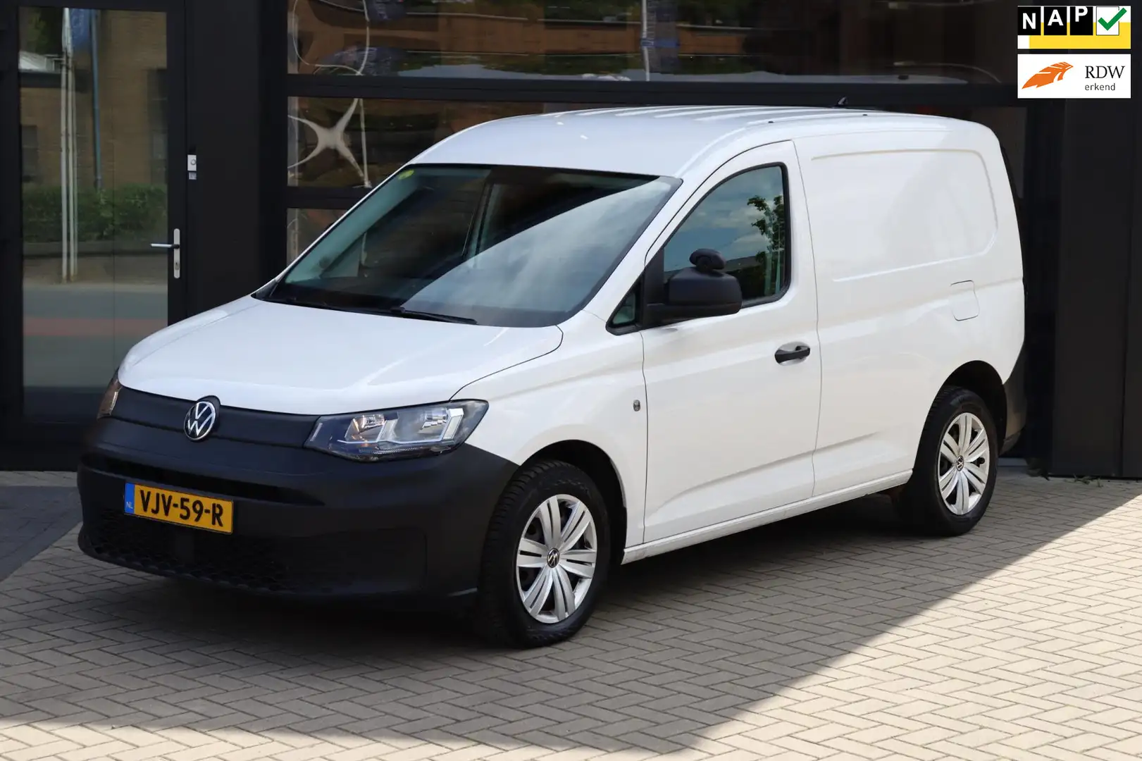 Volkswagen Caddy Cargo 2.0 TDI Economy Business | NAP | Eerste Eige Weiß - 1