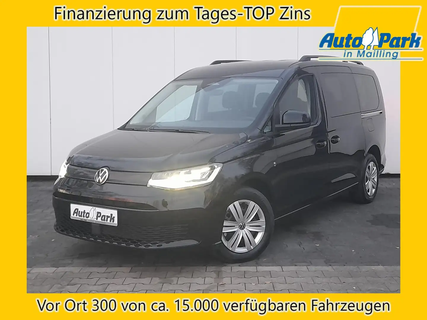 Volkswagen Caddy 2.0 TDI NAVI/APP~LED~2xPDC~SHZ~RFK Schwarz - 1