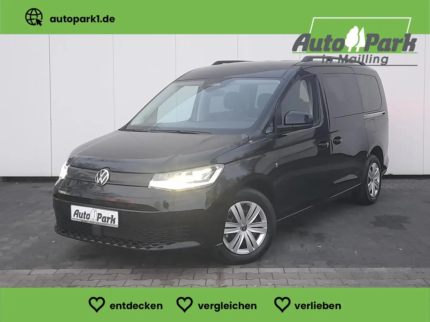 Volkswagen Caddy 2.0 TDI NAVI/APP~LED~2xPDC~SHZ~RFK Negru - 1