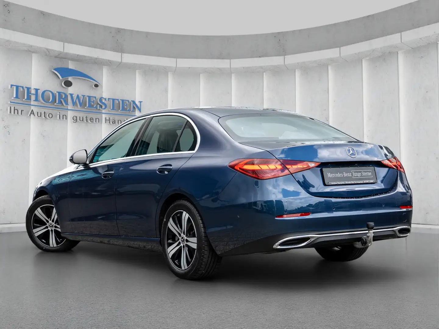 Mercedes-Benz C 180 C 180 AVANTGARDE ADVANCED AHK 360° WINTER Bleu - 2