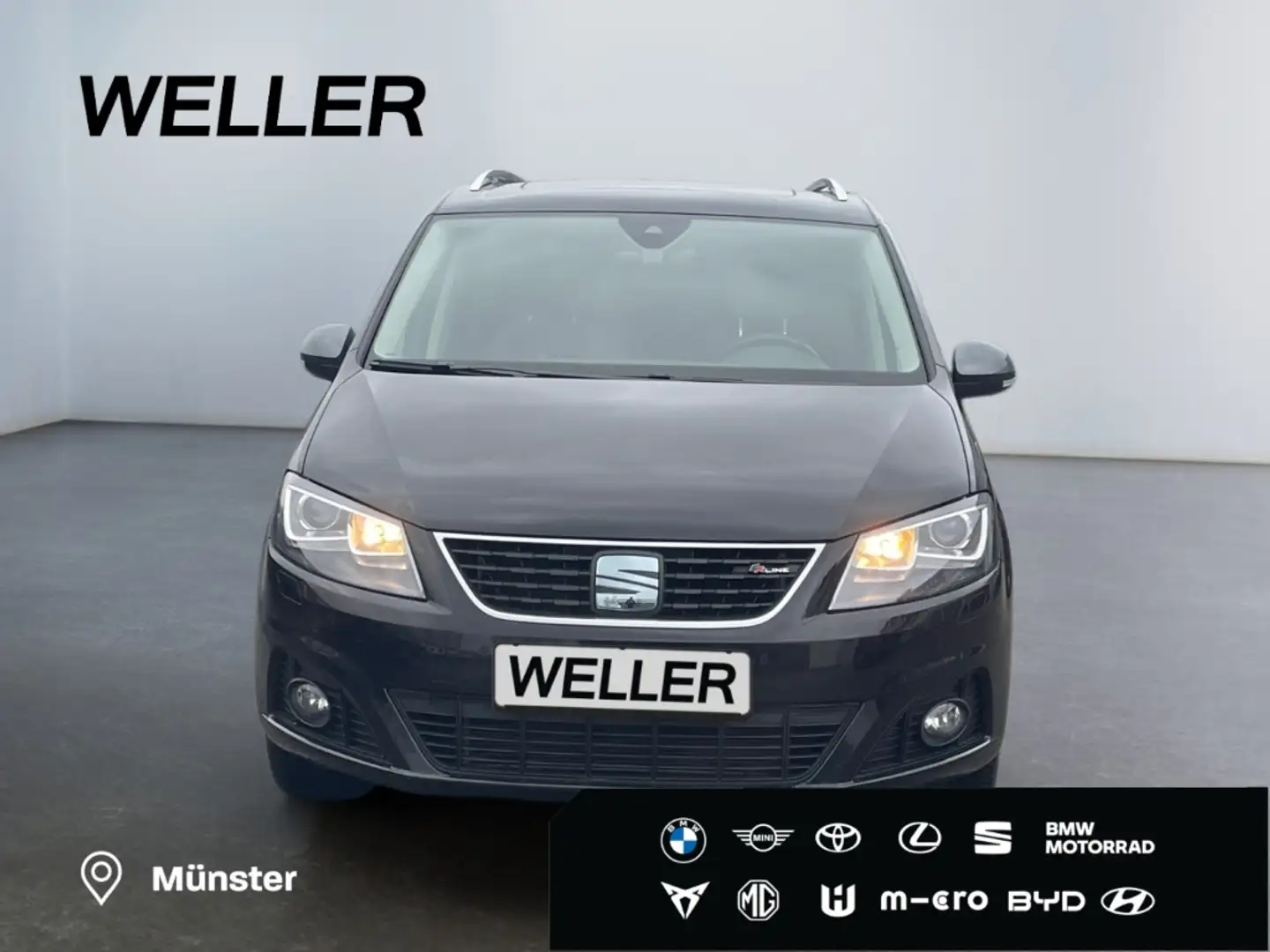 SEAT Alhambra 2.0 TDI DSG FR-LINE *7-Si*AHK*Pano*ACC* Schwarz - 2