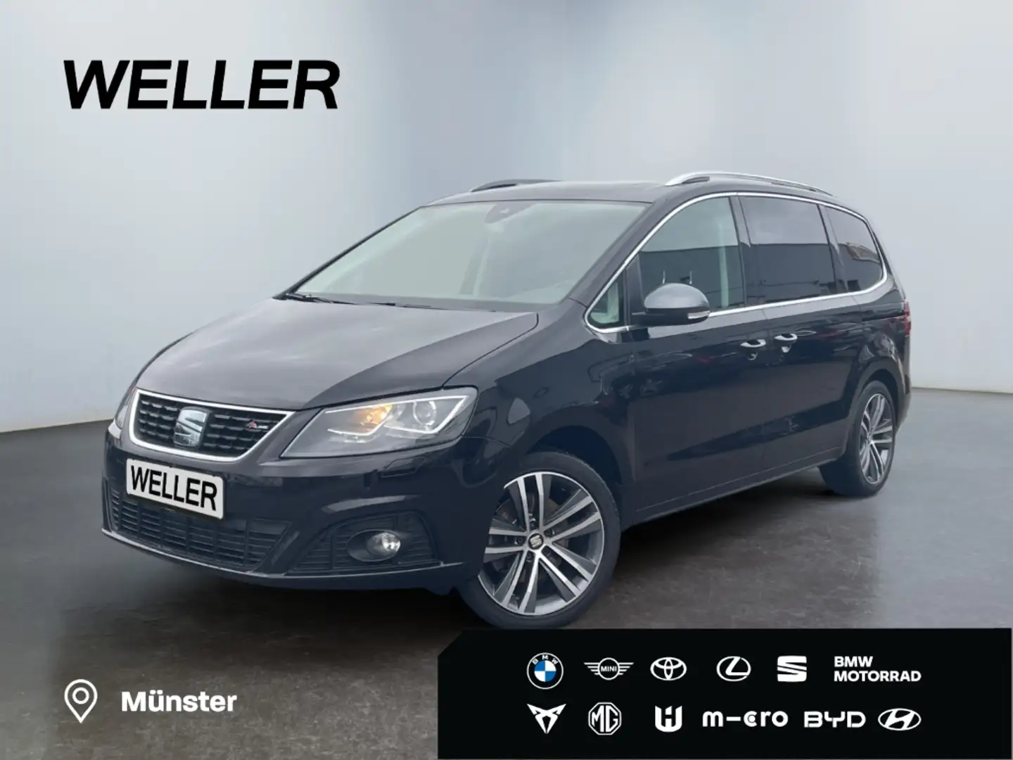 SEAT Alhambra 2.0 TDI DSG FR-LINE *7-Si*AHK*Pano*ACC* Schwarz - 1