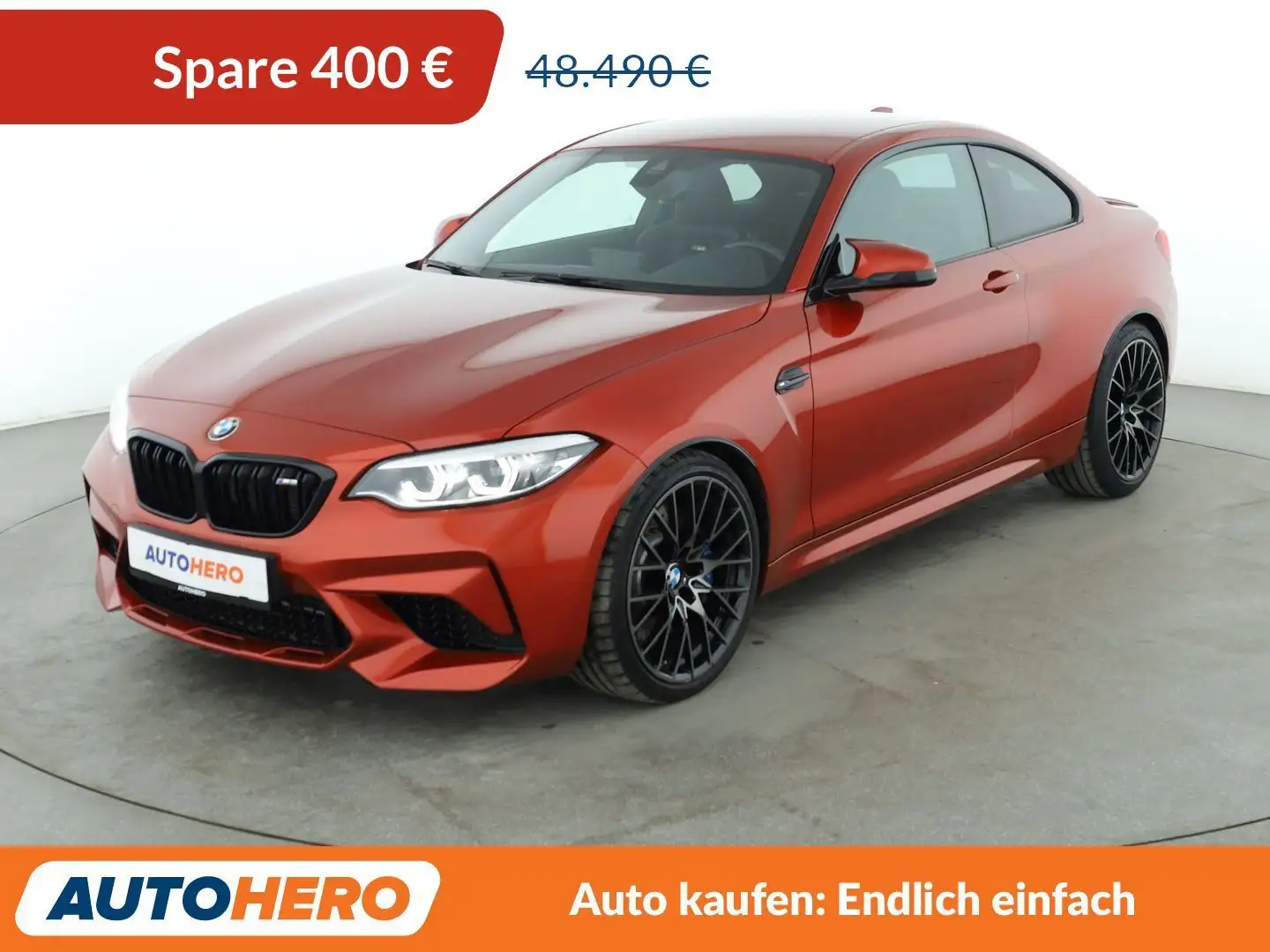BMW M2 M2 Competition Aut.*NAVI*LED*TEMPO*CAM*PDC*SHZ* Orange - 1