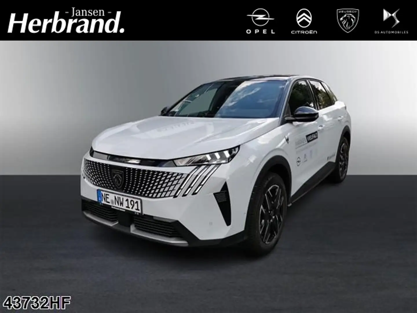 Peugeot 3008 GT Hybrid 136 PS AT Weiß - 1