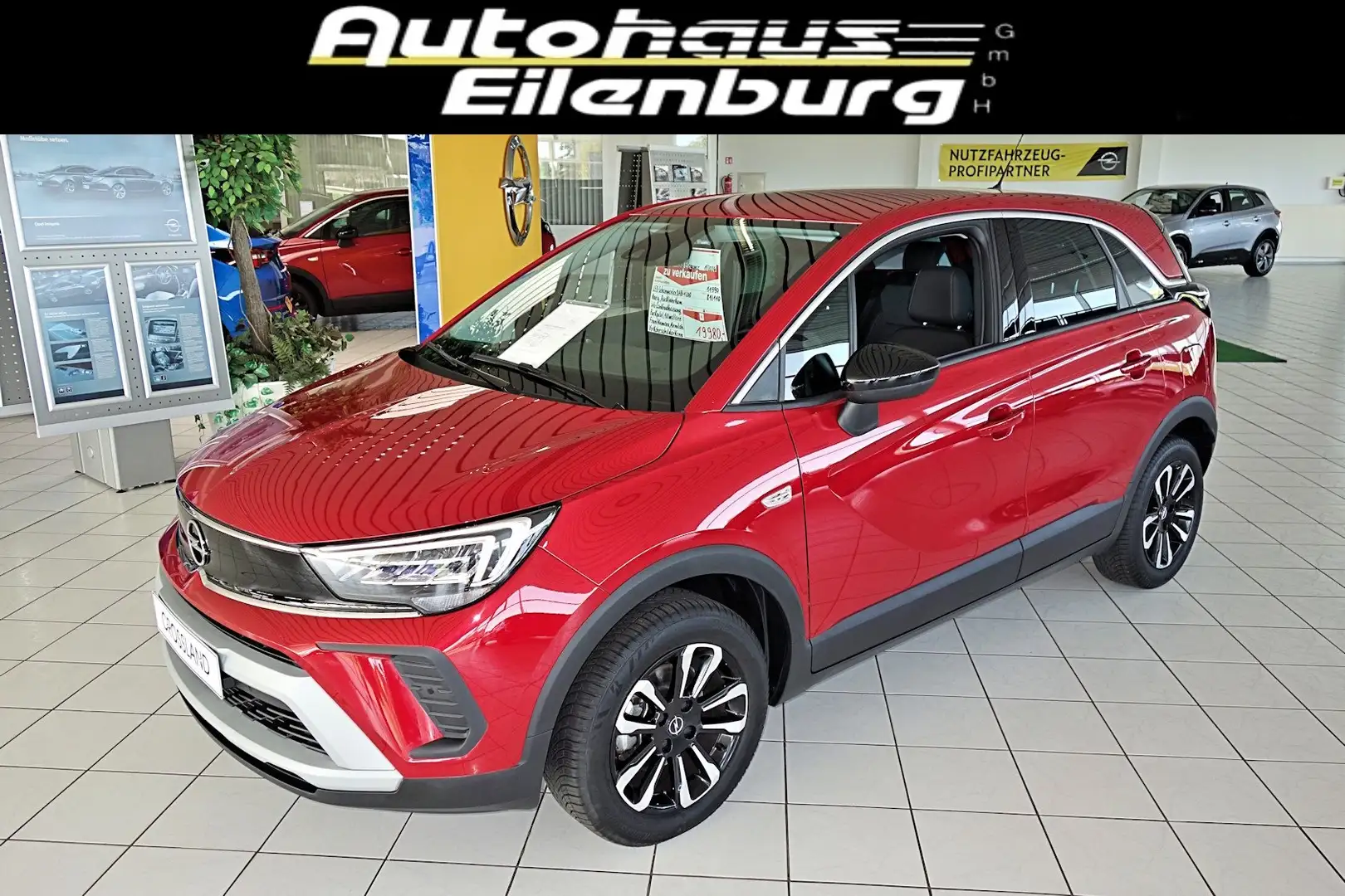 Opel Crossland 1.2 Eleg.LED;Navi,Rückfahrkamera,AGR-Sitz Top Rot - 1