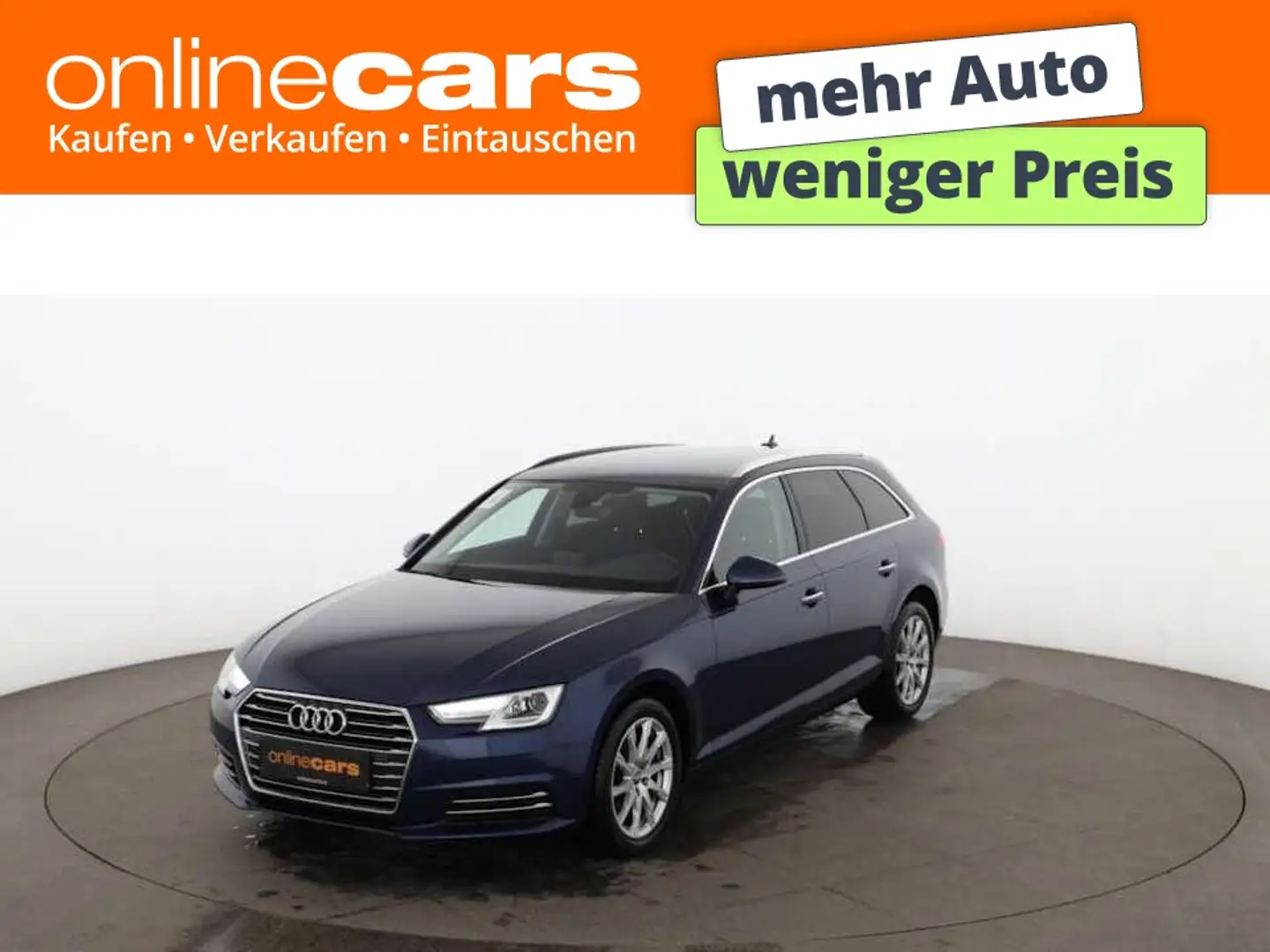 Audi A4 2.0 TDI Avant design Aut XENON NAVI SITZHZG Blau - 1