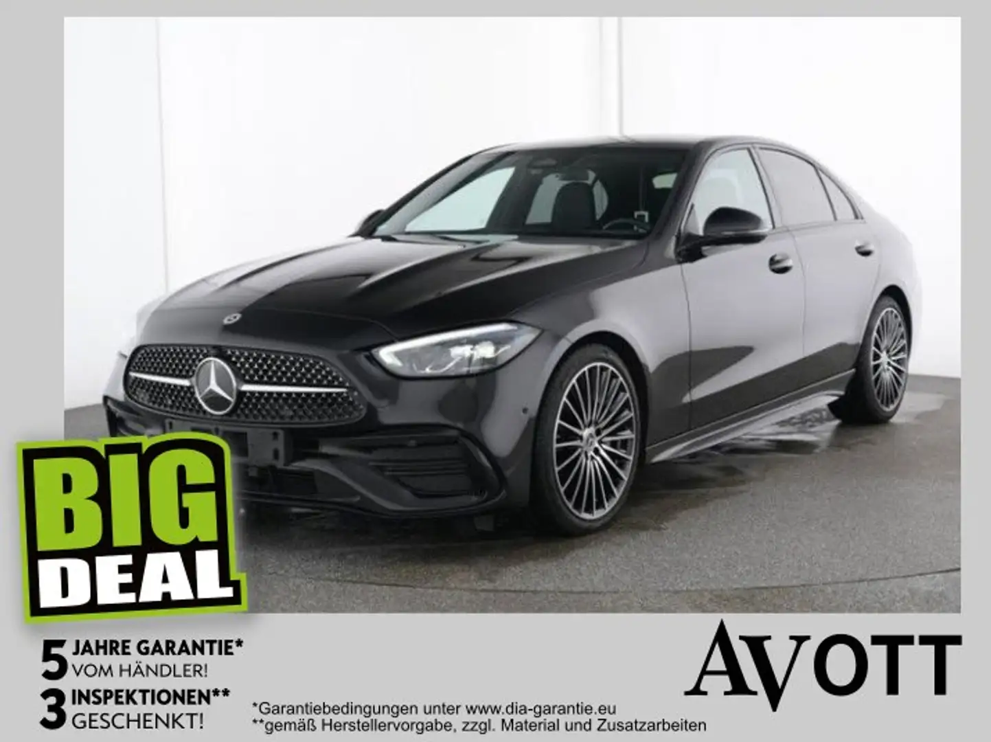 Mercedes-Benz C 200 d AMG Night-Line Schwarz - 1