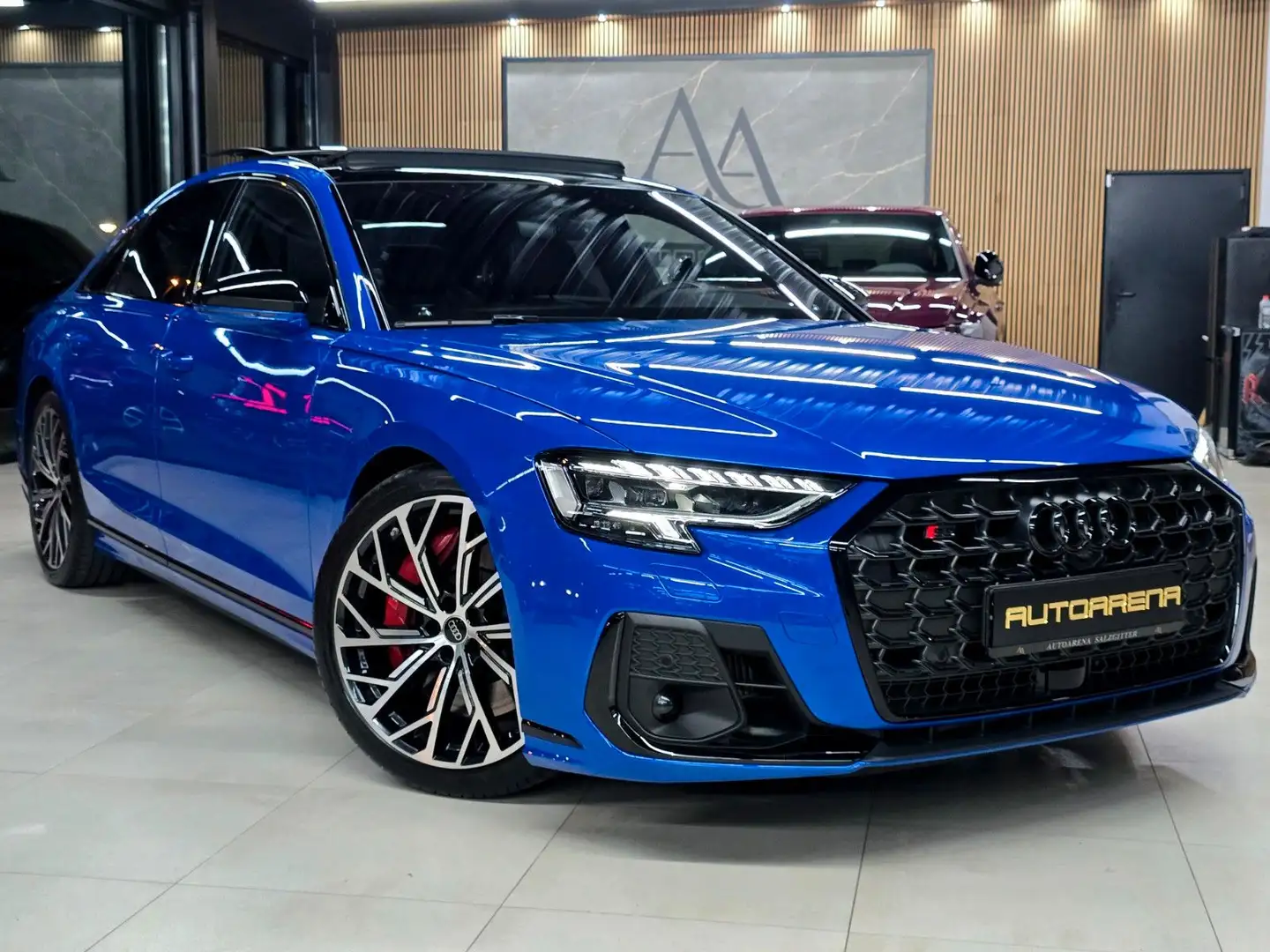 Audi S8 4.0 FSI Quattro*PANO*HD-MATRIX LED*OLED*B&O* Bleu - 1