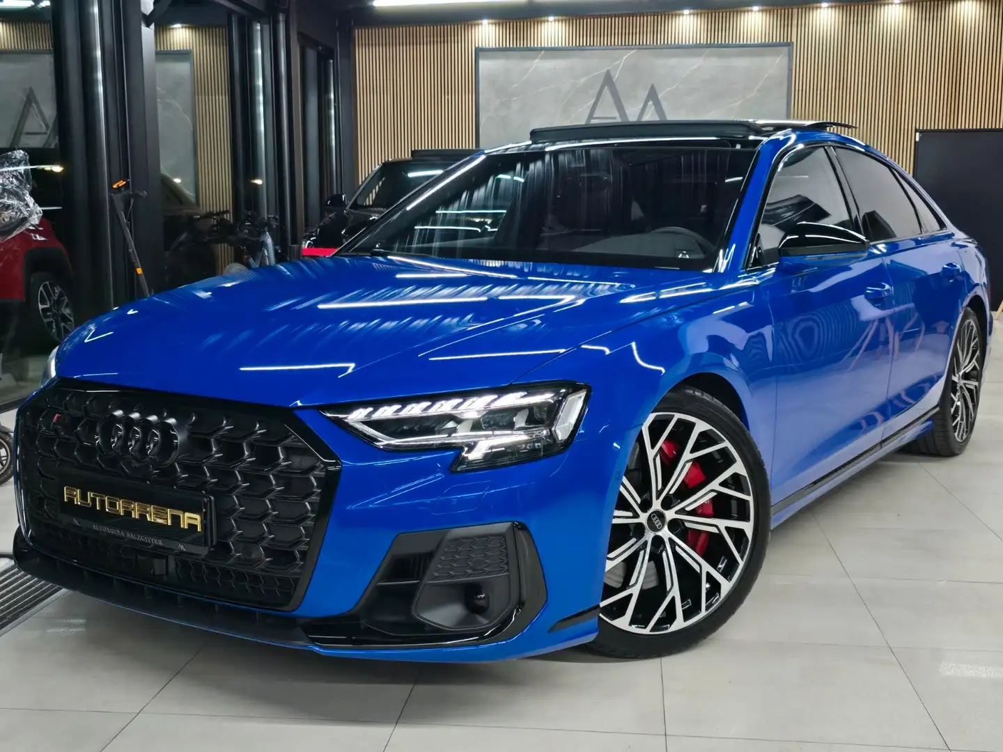 Audi S8 4.0 FSI Quattro*PANO*HD-MATRIX LED*OLED*B&O* Bleu - 2