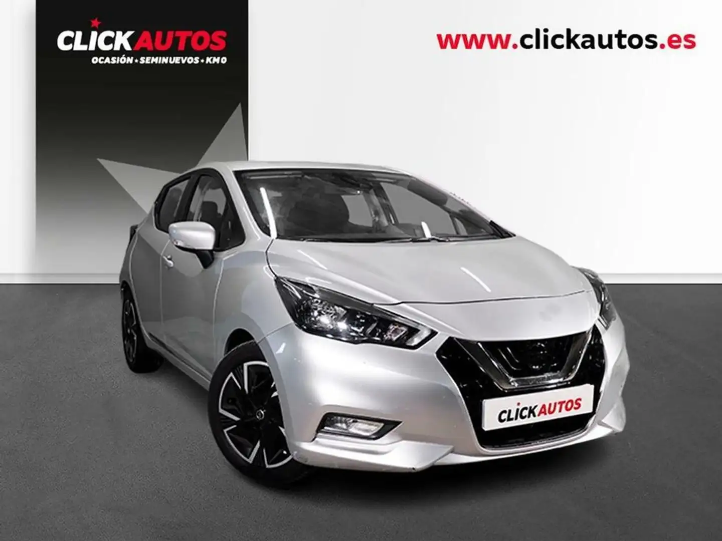 Nissan Micra 1.0 IG-T 92CV Acenta Packsec Plateado - 2