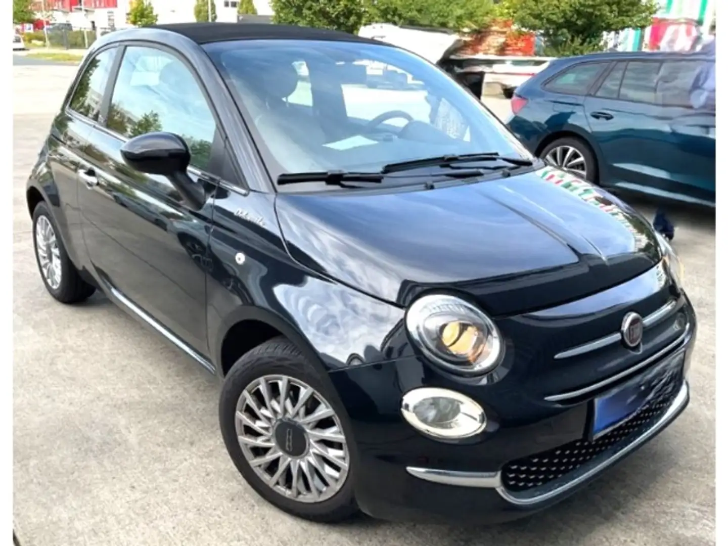 Fiat 500C DolceVita 1.0 Mild Hybrid EU6d MY21 UConnect DAB Schwarz - 2