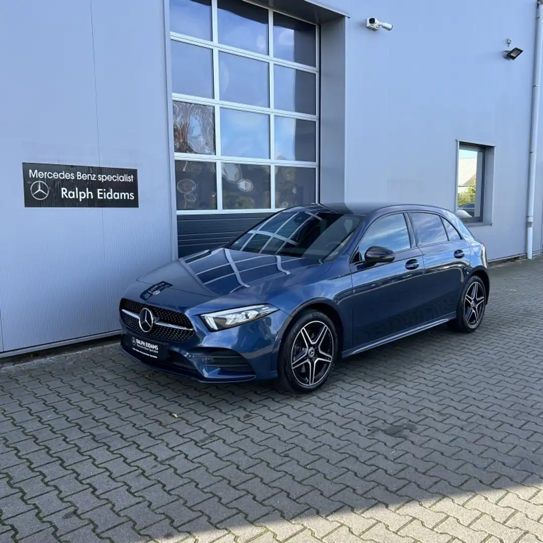 Mercedes-Benz A 250 e Business Sol. AMG *Widescreen, Carplay, Sfeer, C Blauw - 1