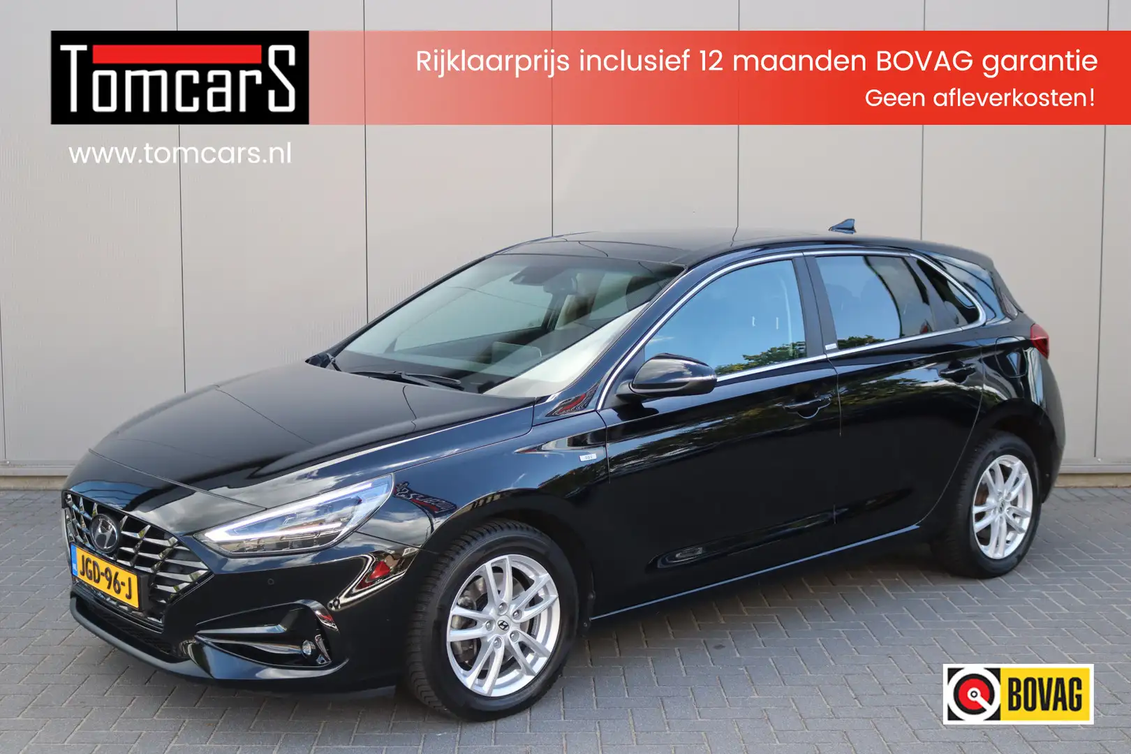 Hyundai i30 1.5 T-GDi MHEV Automaat Premium Sky Carplay-androi Noir - 1
