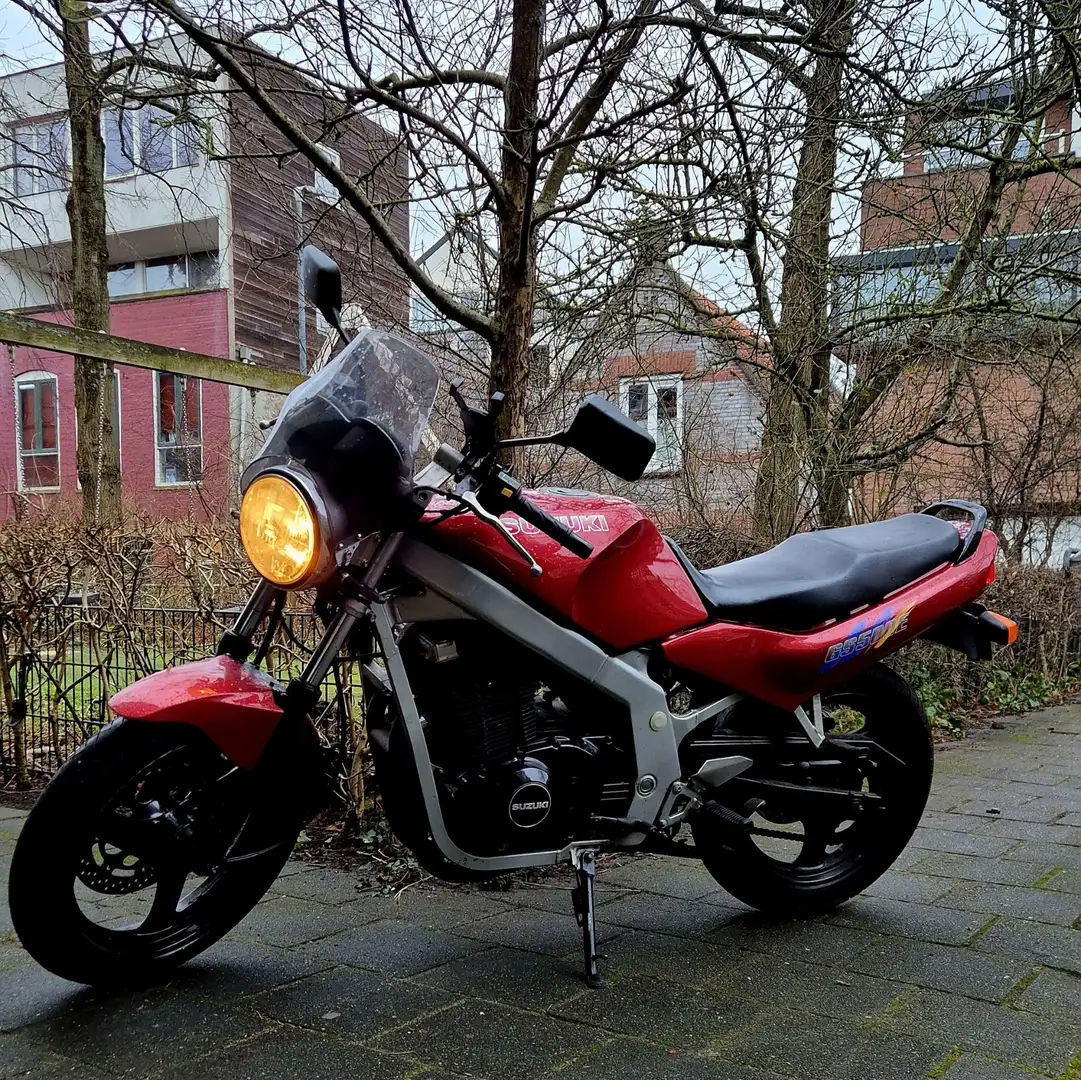 Suzuki GS 500 Rood - 1
