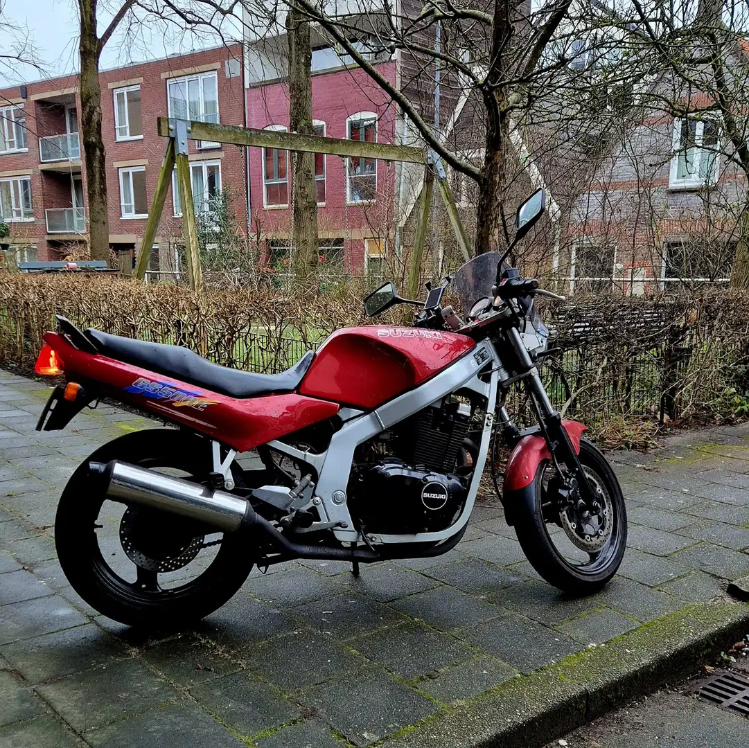 Suzuki GS 500 Rood - 2