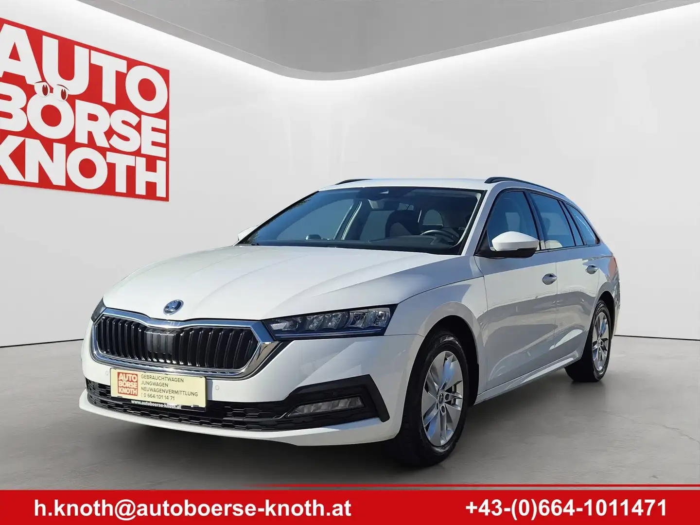 Skoda Octavia Ambition 4x4 AHV schwenkbar,Led, Virtual usw... Weiß - 1