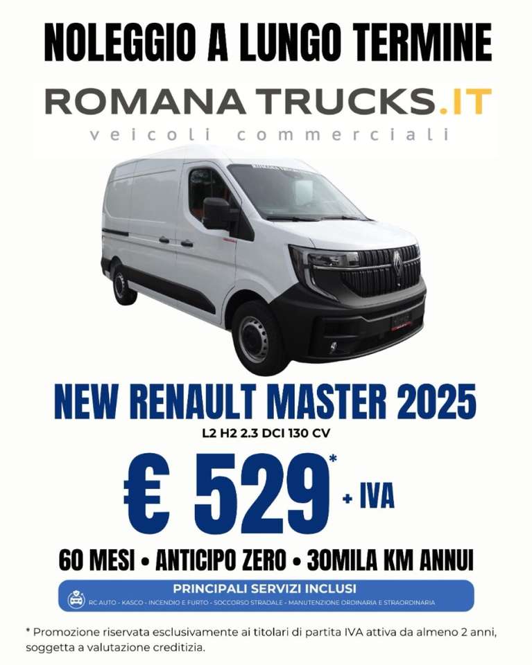 Renault Master L2 H2 130CV PROMO PRONTA CONSEGNA